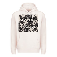 Pale Pink black and white cowhide tumbler Premium Hoodie - BarkalooDesign
