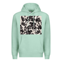 Seafoam black and white cowhide tumbler Premium Hoodie - BarkalooDesign