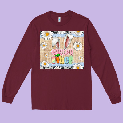 Easter Vibes Tumbler Long Sleeve Tee Designed By Artiststas