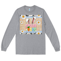 Heather Grey easter vibes tumbler Long Sleeve Tee - Artiststas