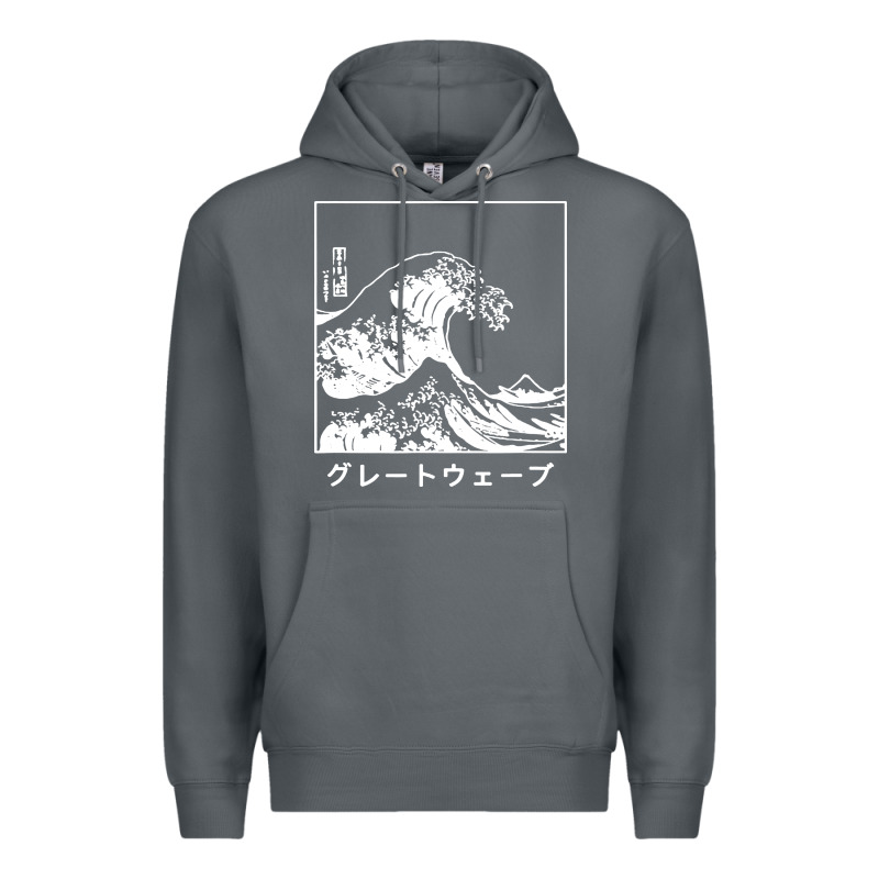 The Great Wave Off Kanagawa Premium Hoodie by artisFamous | Teevron