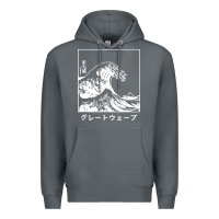 Rock the great wave off kanagawa Premium Hoodie - artisFamous