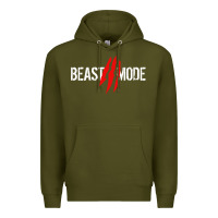 Army Green beast mode Premium Hoodie - artisFamous