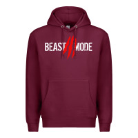 Burgundy beast mode Premium Hoodie - artisFamous
