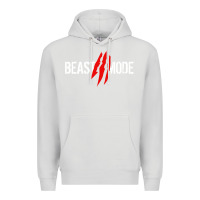 Dove Grey beast mode Premium Hoodie - artisFamous