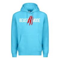 Ocean Blue beast mode Premium Hoodie - artisFamous