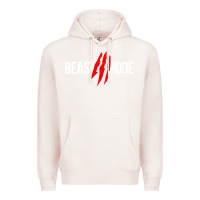 Pale Pink beast mode Premium Hoodie - artisFamous