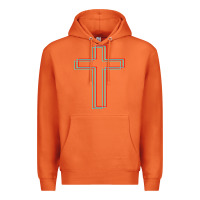 Carrot A Neon Christian Cross Premium Hoodie - artisFamous