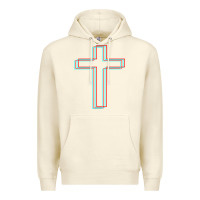 Sandshell A Neon Christian Cross Premium Hoodie - artisFamous
