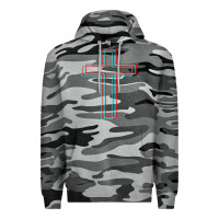 Slate Camo A Neon Christian Cross Premium Hoodie - artisFamous