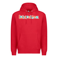 Red Lollapalooza Festival Premium Hoodie - artisFamous