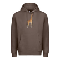 Coffee Giraffe Premium Hoodie - artisFamous