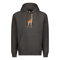 Smoke Giraffe Premium Hoodie - artisFamous