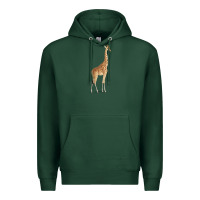 Sports Green Giraffe Premium Hoodie - artisFamous
