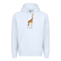 White Giraffe Premium Hoodie - artisFamous