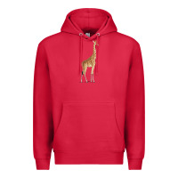 Cardinal Giraffe Premium Hoodie - artisFamous