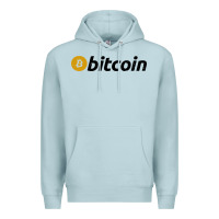 Blue Mist vintage look bitcoin Premium Hoodie - artisFamous
