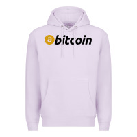 Lilac vintage look bitcoin Premium Hoodie - artisFamous