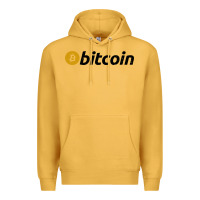 Mustard vintage look bitcoin Premium Hoodie - artisFamous