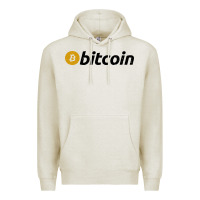 Oatmeal Heather vintage look bitcoin Premium Hoodie - artisFamous