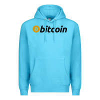 Ocean Blue vintage look bitcoin Premium Hoodie - artisFamous