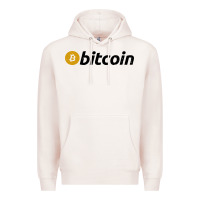 Pale Pink vintage look bitcoin Premium Hoodie - artisFamous