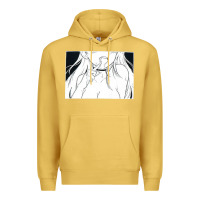 Antique Gold anime eyes Premium Hoodie - artisFamous