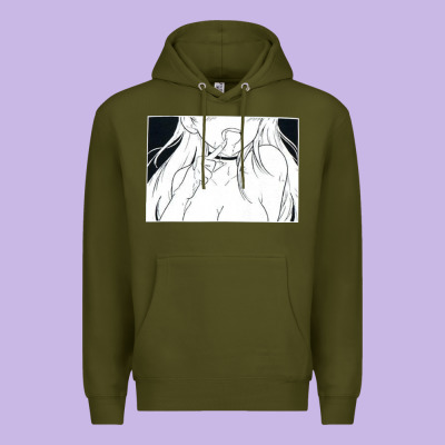 Anime Eyes Premium Hoodie Designed By Artisfamous