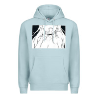 Blue Mist anime eyes Premium Hoodie - artisFamous