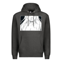Charcoal Heather anime eyes Premium Hoodie - artisFamous