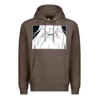 Coffee anime eyes Premium Hoodie - artisFamous
