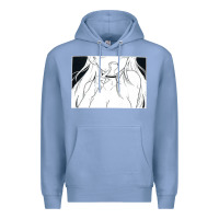 Colony Blue anime eyes Premium Hoodie - artisFamous