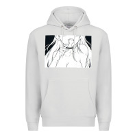 Dove Grey anime eyes Premium Hoodie - artisFamous