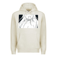 Oatmeal Heather anime eyes Premium Hoodie - artisFamous