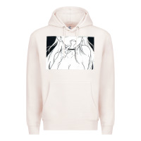 Pale Pink anime eyes Premium Hoodie - artisFamous
