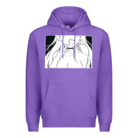 Purple anime eyes Premium Hoodie - artisFamous