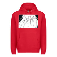 Red anime eyes Premium Hoodie - artisFamous