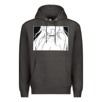 Smoke anime eyes Premium Hoodie - artisFamous