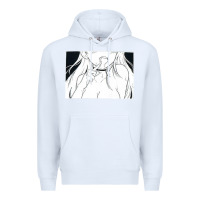 White anime eyes Premium Hoodie - artisFamous