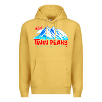 Antique Gold visit twin peaks Premium Hoodie - artisFamous
