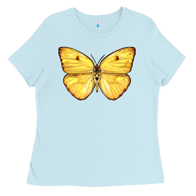 Cloudless Sulphur Butterfly Ladies Tee by LillyAllenDesigns | Teevron