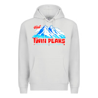Dove Grey visit twin peaks Premium Hoodie - artisFamous