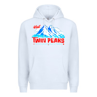 White visit twin peaks Premium Hoodie - artisFamous