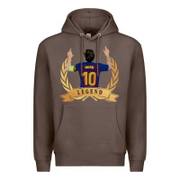 Coffee Messi The Legend Premium Hoodie - artisFamous