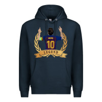Navy Messi The Legend Premium Hoodie - artisFamous