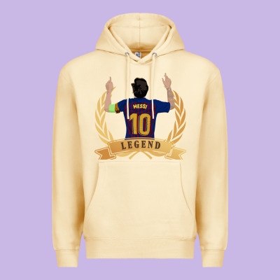 Messi The Legend Premium Hoodie Designed By Artisfamous