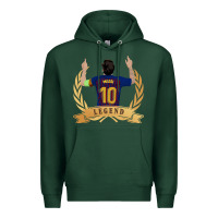 Sports Green Messi The Legend Premium Hoodie - artisFamous