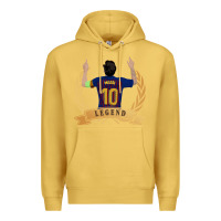 Antique Gold Messi The Legend Premium Hoodie - artisFamous