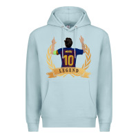 Blue Mist Messi The Legend Premium Hoodie - artisFamous