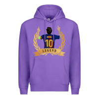 Purple Messi The Legend Premium Hoodie - artisFamous